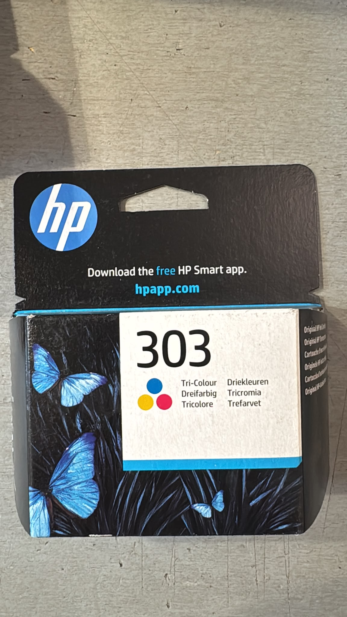 hp - original inkjet cartridge - 3-color - for Hp envy photo 6220/6230 - no.303 - 4ml - 165 pages.