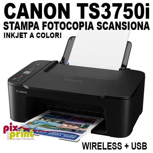 Multifonction jet d'encre Canon - 3-en-1 - 7,7 ipm noir - 4 ipm couleur - recto/verso manuel - AirPrint - sans fil -